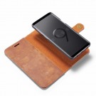 DG.Ming 2-i-1 Lommebok-deksel I Lær Samsung Galaxy S9 brun thumbnail