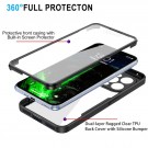 Tech-Flex TPU Deksel 360° beskyttelse for iPhone 14 Pro svart thumbnail