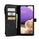 CaseMe retro multifunksjonell Lommebok deksel Samsung Galaxy A32 5G svart thumbnail