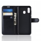 Lommebok deksel for Samsung Galaxy A20e svart thumbnail