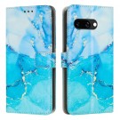 Lommebok deksel for Google Pixel 9a 5G blå marmor thumbnail