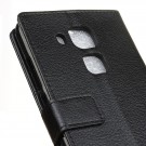 Lommebok deksel for Huawei Nova Plus svart thumbnail