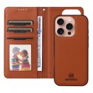 BETOPNICE 2-i-1 Lommebok deksel iPhone 16 Pro Brun thumbnail