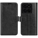 Lommebok deksel Premium for Xiaomi 14 Pro 5G svart thumbnail