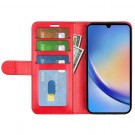 Lommebok deksel Premium for Samsung Galaxy A34 5G rød thumbnail