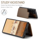 CaseMe Deksel med kortlomme Samsung Galaxy S25 Ultra 5G brun thumbnail
