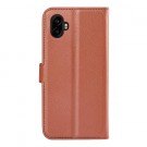 Lommebok deksel for Samsung Galaxy Xcover 7 Pro brun thumbnail