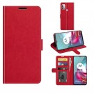 Lommebok deksel Premium for Motorola Moto G30/G20/G10 rød thumbnail