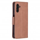 Lommebok deksel for Samsung Galaxy A13 5G/A04s brun thumbnail