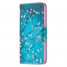 Lommebok deksel for iPhone 12 / 12 Pro - Rosa blomster thumbnail