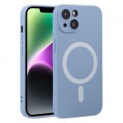 Tech-Flex TPU Deksel for iPhone 15 med MagSafe blå thumbnail