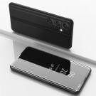 Mirror View Flip deksel Samsung Galaxy S25 5G svart thumbnail