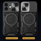 Tech-Flex Hybrid TPU Deksel med Ring Kickstand iPhone 17 svart thumbnail