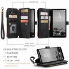 CaseMe retro multifunksjonell Lommebok deksel Samsung Galaxy A34 5G svart thumbnail