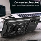 Tech-Flex TPU + PC Deksel med Ring Grep Samsung Galaxy A16 svart thumbnail