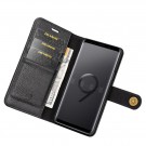 DG.Ming 2-i-1 Lommebok-deksel I Lær Samsung Galaxy S9 Plus svart thumbnail