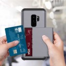 Hybrid Deksel plass til kort Samsung Galaxy S9 Plus svart thumbnail