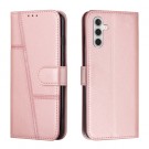 Lommebok deksel Stitching for Samsung Galaxy S25+ Plus 5G Roségull thumbnail