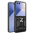 Tech-Flex TPU + PC Deksel med Ring Grep Samsung Galaxy Z Flip 7 5G svart thumbnail
