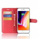 Lommebok deksel for iPhone 7 Plus/8 Plus rød thumbnail