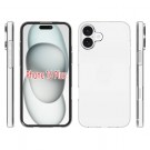 Tech-Flex TPU Deksel for iPhone 16 Plus Gjennomsiktig thumbnail