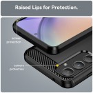 Tech-Flex TPU Deksel Carbon for Samsung Galaxy A55 5G svart thumbnail