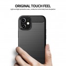 Tech-Flex TPU Deksel Carbon iPhone 12 Pro Max svart thumbnail