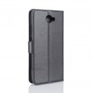 Lommebok deksel for Huawei Y7 svart thumbnail