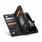 CaseMe 2-i-1 Lommebok deksel Samsung Galaxy S25 Ultra 5G svart thumbnail