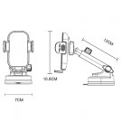 Yesido 2‑in‑1 trådløs billader med holder 15W - Svart thumbnail