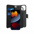 Puro 2-i-1 Magnetisk Lommebok-deksel iPhone 13/14 svart thumbnail