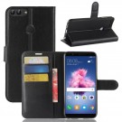 Lommebok deksel for Huawei P Smart (2018) svart thumbnail