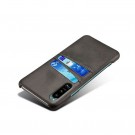Tech-Flex TPU Deksel med PU-lær plass til kort Sony Xperia 5 III svart thumbnail
