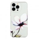 Fashion TPU Deksel for iPhone 14 pro max - blomster thumbnail
