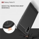 Tech-Flex TPU Deksel Carbon for Galaxy Note 10 svart thumbnail