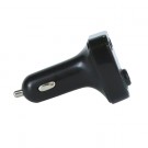 Bluetooth FM Transmitter og dobbel USB-billader - svart thumbnail