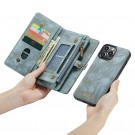 CaseMe 2-i-1 Lommebok deksel iPhone 13 Pro blå thumbnail