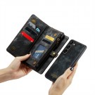 CaseMe 2-i-1 Lommebok deksel Samsung Galaxy S24+ plus 5G svart thumbnail