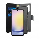 Puro 2-i-1 Magnetisk Lommebok-deksel Samsung Galaxy A25 5G Svart thumbnail