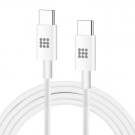 HAWEEL USB-C til USB-C 25W Hurtiglader kabel 2m - Hvit thumbnail