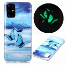 Fashion TPU Deksel Samsung Galaxy S20+ plus 5G - blue Butterfly thumbnail
