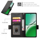 Lommebok deksel Premium for Oppo Reno 12 F svart thumbnail