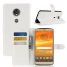 Lommebok deksel for Motorola Moto E5 Plus hvit thumbnail