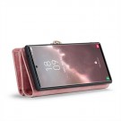CaseMe 2-i-1 Lommebok deksel Samsung Galaxy S23 Ultra 5G rosa thumbnail