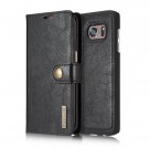 DG.Ming 2-i-1 Lommebok-deksel I Lær Galaxy S7 Edge svart thumbnail