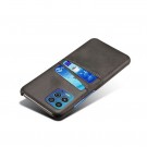 Tech-Flex TPU Deksel med PU-lær plass til kort Motorola Moto G100 5G svart thumbnail
