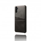 Tech-Flex TPU Deksel med PU-lær plass til kort Samsung Galaxy A13 4G svart thumbnail
