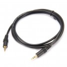 AUX Adapter med kabel 1.5m svart thumbnail