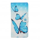 Lommebok deksel for Samsung Galaxy A71 Blue Butterfly thumbnail