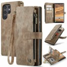 CaseMe multifunksjonell Lommebok deksel Samsung Galaxy S25 Ultra 5G brun thumbnail